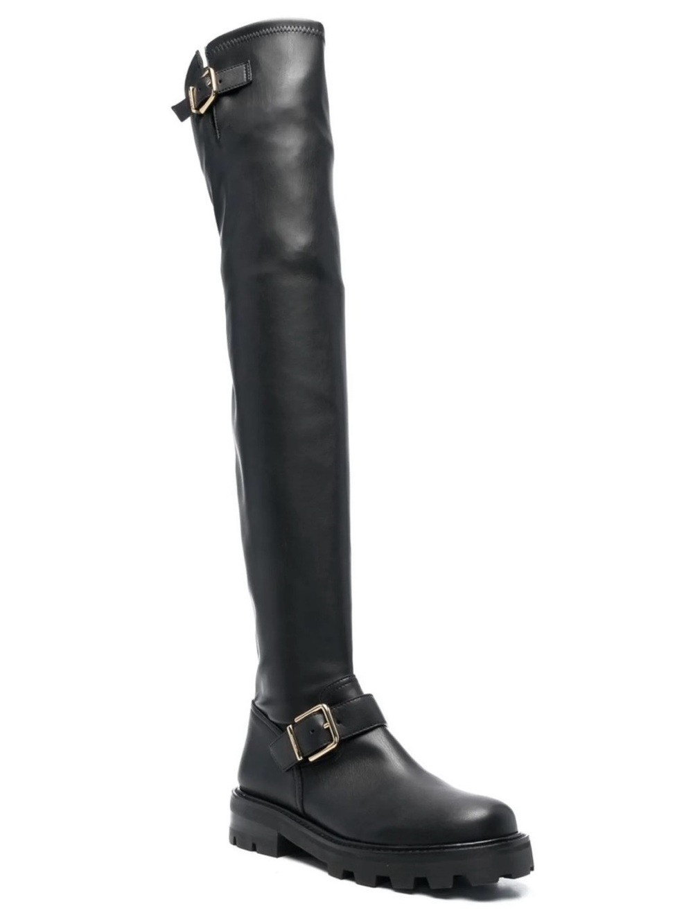 JIMMY CHOO Biker Over The Knee  Boots